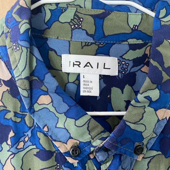Gorgeous and soft colourful button down by Rail - Picture 2 of 4